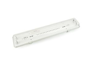 8434852111072 - Bematik - Wasserdichte Abschirmung für LED-Röhre 2 x 600 mm mit zweiseitigem Anschluss IP65 T8 G13