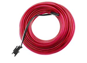 8434852113472 - Rosa Elektrolumineszenz-Drahtspule 23mm 10m bis 220VAC angeschlossen - Bematik