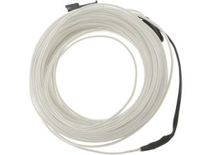 8434852113687 - Kabel transparent elektro weiß 32mm Kabel 10m Spule 220VAC angeschlossen - Bematik