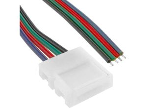 8434852153065 - BeMatik - Druckanschluss mit Kabel für RGB LED Streifen 12mm