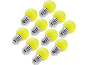 8434852203975 - Primematik - led Birne G45 15W 230VAC E27 gelbes Licht 10 pack