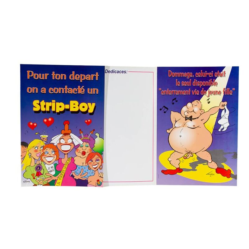 8435097143347 - - STRIP BOY GOODBYE CARD FR 8435097143347 - - STRIP BOY GOODBYE CARD FR