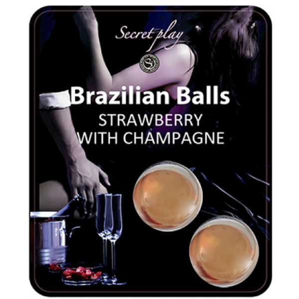 8435097733852 - SECRETPLAY - BRASILIANISCHE KUGEL SET ERDBEER UND CHAMPAGNER 8435097733852 - SECRETPLAY - BRASILIANISCHE KUGEL SET ERDBEER UND CHAMPAGNER