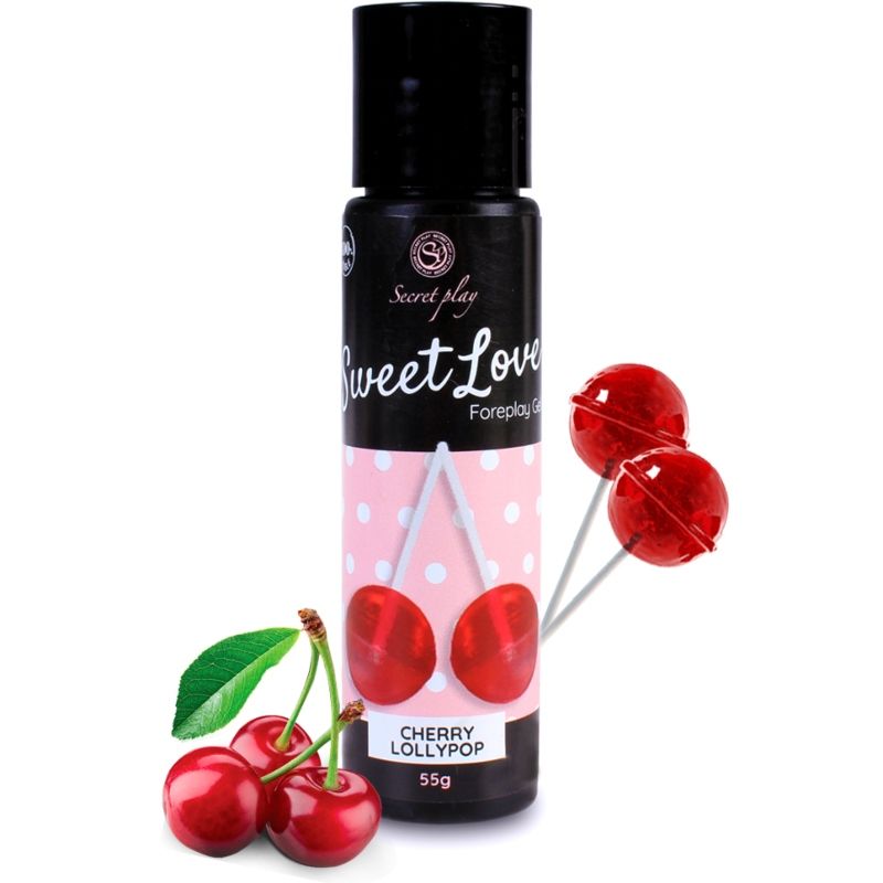 8435097836713 - SECRETPLAY - KIRSCHE LOLLIPOP GEL SÜSSE LIEBE 60 ML