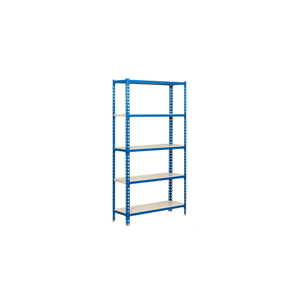 8435104907290 - Simonrack Schwerlastregal SIMONCLICK 5 + Gratis Deutschland-Schal 8435104907290 blau weiß 900 x 300 x 1800 cm