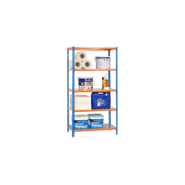 8435104912683 - Schwerlastregal SIMONCLICK 8435104912683 blau orange silber 900 x 300 x 1800 cm 8435104912683 Simonrack