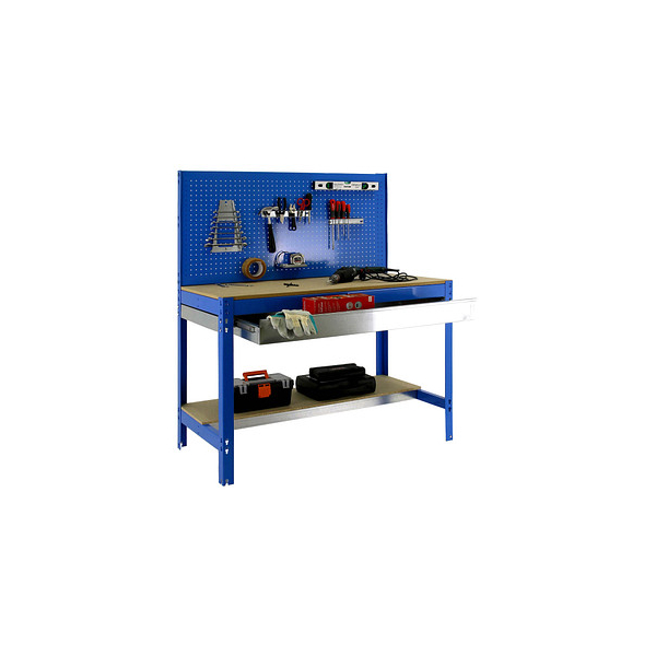 8435104932537 - Werkbank SIMONWORK blau 1 Schublade 1510 x 610 x 1445 cm 8435104932537 Simonrack