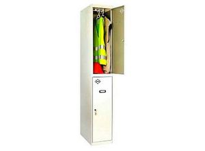 8435104936252 - Spind SIMONLOCKER DIY grau 8435104936252 2 Schließfächer 400 x 500 x 1800 cm 8435104936252 Simonrack