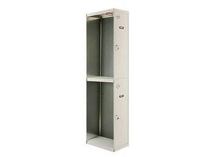 8435104936269 - Anbau-Spind SIMONLOCKER DIY grau 8435104936269 2 Schließfächer 400 x 500 x 1800 cm 8435104936269 Simonrack