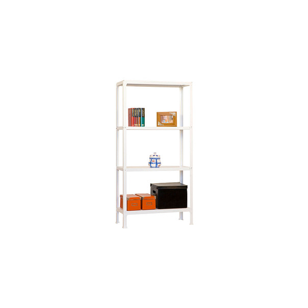 8435104938829 - Schwerlastregal SIMONHOME CLICK MINI 4 8435104938829 weiß 800 x 300 x 1600 cm 8435104938829 Simonrack