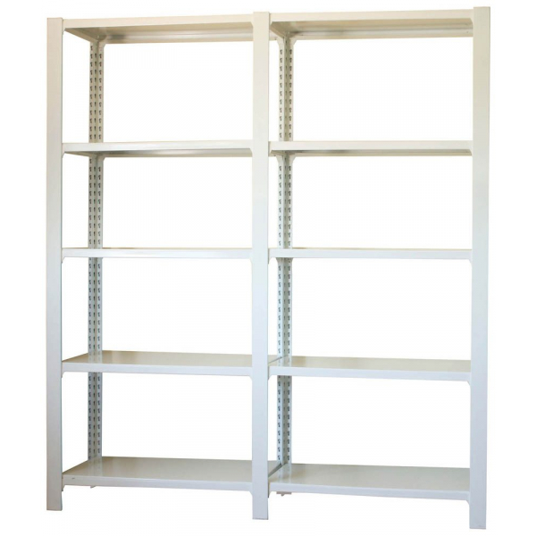 8435104998557 - Regal OFFICLICK 8435104998557 weiß 1800 x 300 x 2100 cm 8435104998557 Simonrack