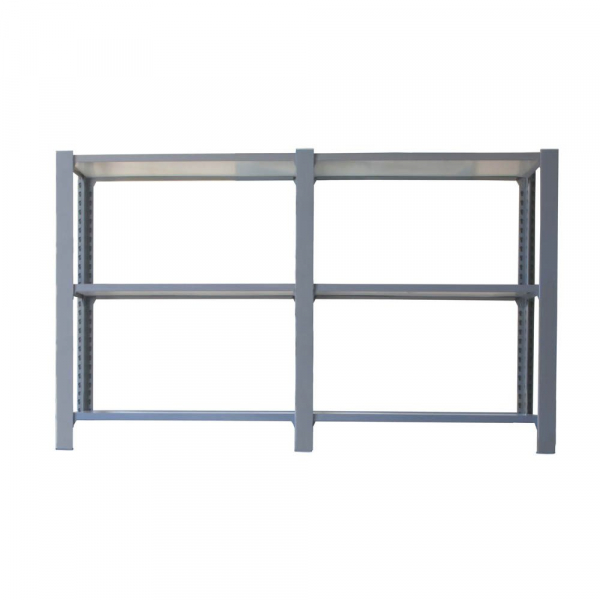 8435104998908 - Regal OFFICLICK 8435104998908 grau weiß 1800 x 400 x 1000 cm 8435104998908 Simonrack