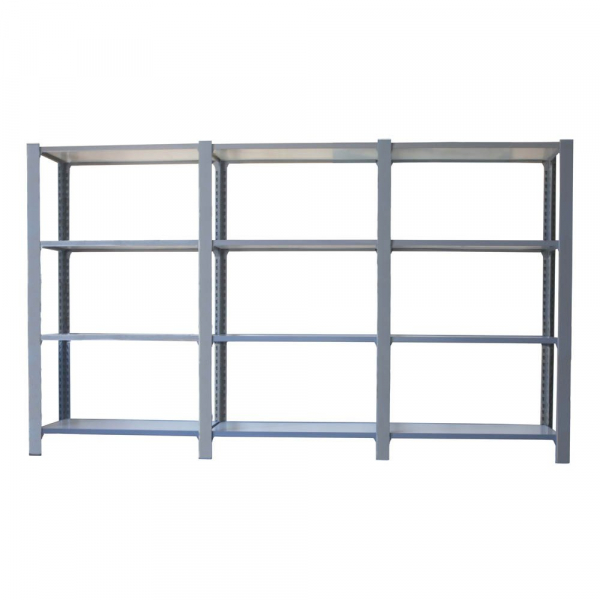 8435104999356 - Regal OFFICLICK 8435104999356 grau weiß 2700 x 400 x 1500 cm 8435104999356 Simonrack