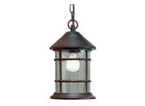 8435111055274 - Forlight Lighting - Forlight Siros - 1 Licht Deckenleuchte im Freien Rusty Brown