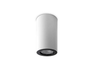 8435111088159 - Pipe - 1 leichtes rundes oberflächenmontiertes Downlight Weiß Schwarz GU10 - Leds-c4 8435111088159 - Pipe - 1 leichtes rundes oberflächenmontiertes Downlight Weiß Schwarz GU10 - Leds-c4