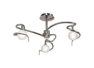 8435153200885 - Inspired Lighting - Inspired Mantra - Dali - Semi Flush Ceiling 3 Light G9 Chrom poliert