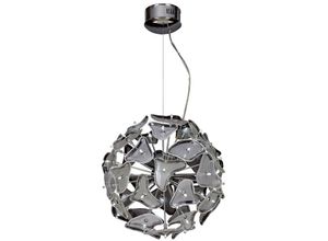 8435153205903 - Inspired Lighting - Inspired Mantra Otto Pendelleuchte 41 Light G4 Sphere poliertes Chrom Milchglas nicht LED CFL-kompatibel