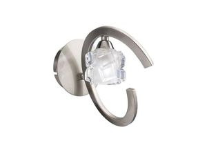 8435153218552 - Inspired Lighting - Inspired Mantra Fusion Ice Ice Wandleuchte 1 Licht G9 eco satiniertes Nickel