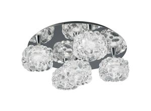 8435153239243 - Inspired Lighting - Inspired Mantra - O2 - Flush Cluster Decke 5 Light G9 Chrom poliert