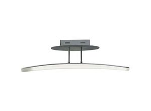 8435153240836 - Inspired Lighting - Inspired Mantra - Hemisferic - Semi Flush Decke 20W led 70cm Bar 3000K 1800lm Satin Aluminium Frosted Acryl