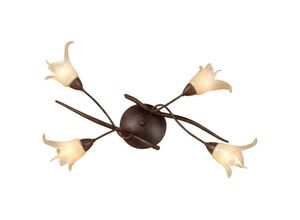 8435153243530 - Inspired Lighting - Inspired Mantra Fusion Florida Florida Deckenleuchte 4-flammig E14 Braun Schwarzoxid