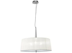 8435153246395 - Inspired Lighting - Inspired Mantra - Loewe - Zylinderdeckenanhänger 3 Light E27 Chrom poliert mit weißem Farbton