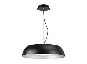 8435153248436 - Inspired Lighting - Inspired Mantra - Argenta - Deckenanhänger Große 30W led 3000K 3000lm Mattschwarz Silber Weiß Acryl