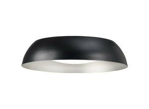 8435153248481 - Inspired Mantra - Argenta - Flush Ceiling Große LED 3000K 3000lm Mattschwarz Silber Weiß Acryl