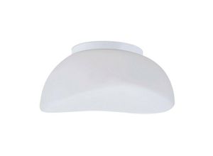 8435153248962 - Inspired Lighting - Inspired Mantra - Opal - Flush Ceiling 3 Light E27 poliertes Chrom mattweißes Glas