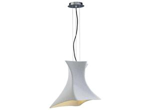 8435153250712 - Inspired Lighting - Inspired Mantra - Twist - Kuppeldeckenanhänger E27 Zementeffekt poliertes Chrom