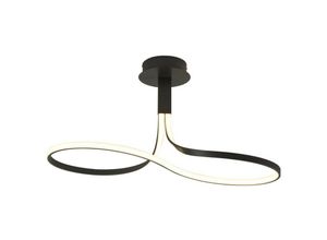 8435153253607 - Inspired Lighting - Inspired Mantra - Nur Brown Oxide - Semi Flush Ceiling 40W led 2800K 3200lm mattiertes Acryl braunes Oxid