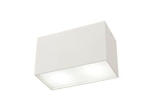 8435153256325 - Inspired Lighting - Inspired Mantra Fusion - Kailua - Flush Rectangular 2 x GU10 Weiß