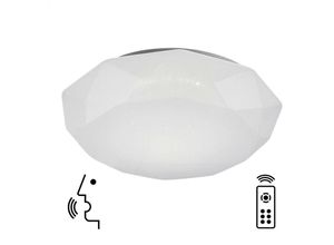 8435153259739 - Inspired Mantra Diamante Smart Decke 80 w led 3000–5000 k abstimmbares Weiß 5200 lm Fernbedienung app Alexa und Google-Sprachsteuerung Weiß 3