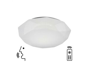 8435153259746 - Inspired Mantra Diamante Smart Decke 56 W LED 3000–5000 K abstimmbares Weiß 4000 lm Fernbedienung APP Alexa und Google Sprachsteuerung Weiß 3