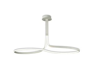 8435153260063 - Inspired Lighting - Inspired Mantra - Nur wh - xl Semi Flush Decke 50W led 3000K 3900lm dimmbares Weiß mattiertes Acryl