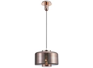 8435153261909 - Inspired Lighting - Inspired Mantra - Jarras - Deckenanhänger 40 cm rund 1 x E27 (max 40 w) Kupfer Roségoldglas