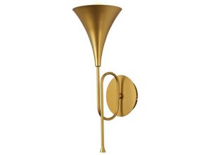 8435153263538 - Inspired Lighting - Inspired Mantra - Jazz - Wandleuchte 1 x E27 (max 20 w) Goldmalerei