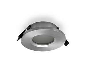 8435153264061 - Inspired Lighting - Inspired Mantra Fusion - Atlantis - Einbaudownlight 83 cm rund GU10 (max 50 w) gebürstetes Aluminium Ausschnitt 58 mm