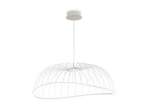 8435153266805 - Inspired Lighting - Inspired Mantra - Celeste - Caged Ceiling Pendant 81cm rund 40W led 3000K 2800lm Weiß