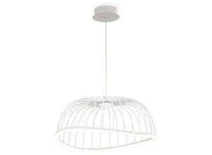 8435153266812 - Inspired Lighting - Inspired Mantra - Celeste - Caged Ceiling Pendant 61cm rund 30W led 3000K 2100lm weiß