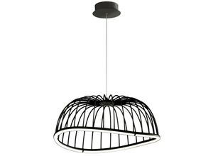 8435153266843 - Inspired Lighting - Inspired Mantra - Celeste - Caged Ceiling Pendant 61cm rund 30W led 3000K 2100lm schwarz