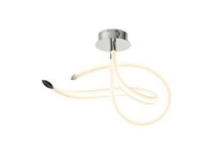 8435153267314 - Inspired Lighting - Inspired Mantra - Armonia - Semi Flush Ceiling Curl 40 w led 3000 k 3000 lm poliertes Chrom mattiertes Acryl