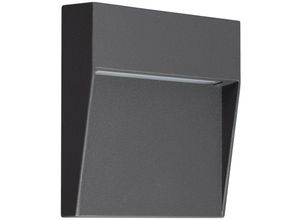 8435153270116 - Inspired Mantra - Baker - Flush Wandleuchte Small Square 3W LED 3000K 150lm IP54 Anthrazit