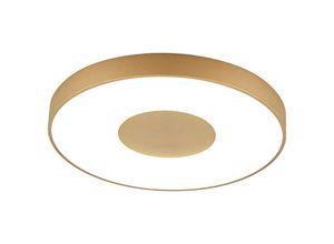 8435153280368 - Inspired Lighting - Inspired Mantra Fusion Coin Münzrunde Decke 100 w led mit Fernbedienung 2700 K-5000 k 6000 lm Gold 3 Jahre Garantie