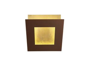 8435153281136 - Inspired Lighting - Inspired Mantra Fusion Dalia Dalia 14 cm Wandleuchte 12 w led 3000 k 840 lm Gold Rostbraun 3 Jahre Garantie