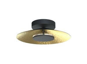 8435153281273 - Inspired Lighting - Inspired Mantra Orion Decke 40 cm rund 20 w led 3000 k 1400 lm Blattgold Schwarz 3 Jahre Garantie