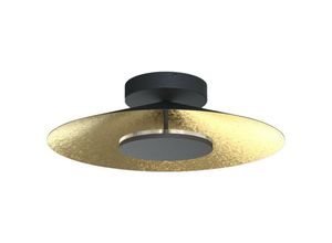 8435153281303 - Inspired Lighting - Inspired Mantra Orion Decke 55 cm rund 24 w led 3000 k 1680 lm Blattgold Schwarz 3 Jahre Garantie