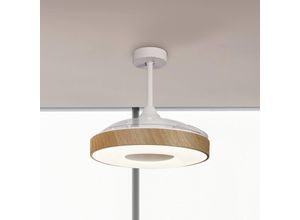 8435153282171 - LED-Deckenventilator Coin holz DC-Motor leise Ø 106 cm CCT