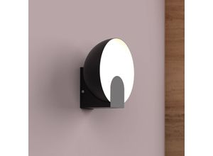 8435153285905 - LED-Wandleuchte Óculo schwarz Metall indirektes Licht