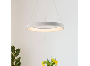 8435153286254 - LED-Hängeleuchte Niseko II Fernbedienung Ø 38 cm weiß